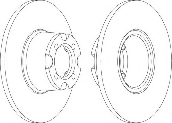 FERODO DDF535 Brake Disc